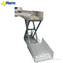 Hydraulic car lift ramps